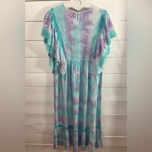 RAGA - Boho Tie-Dye Midi Dress - Size M - Picture 10 of 10
